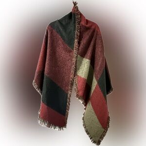 Urban Outfitters Ecote Asymmetrical Oversized Blanket Scarf